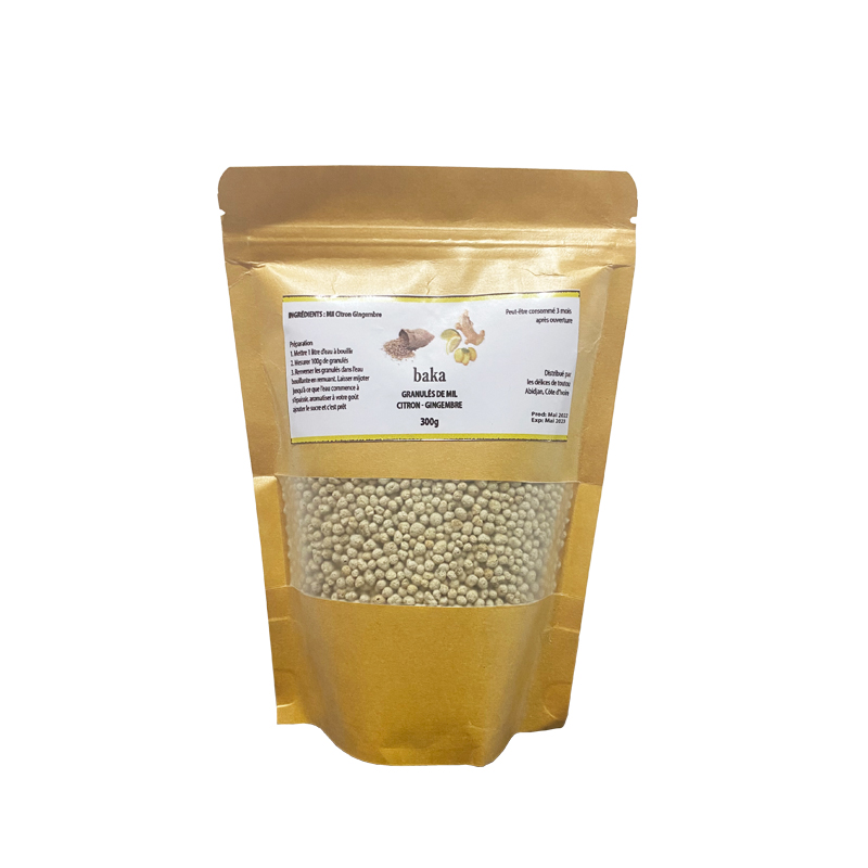 Granulés de mil citron gingembre-300g