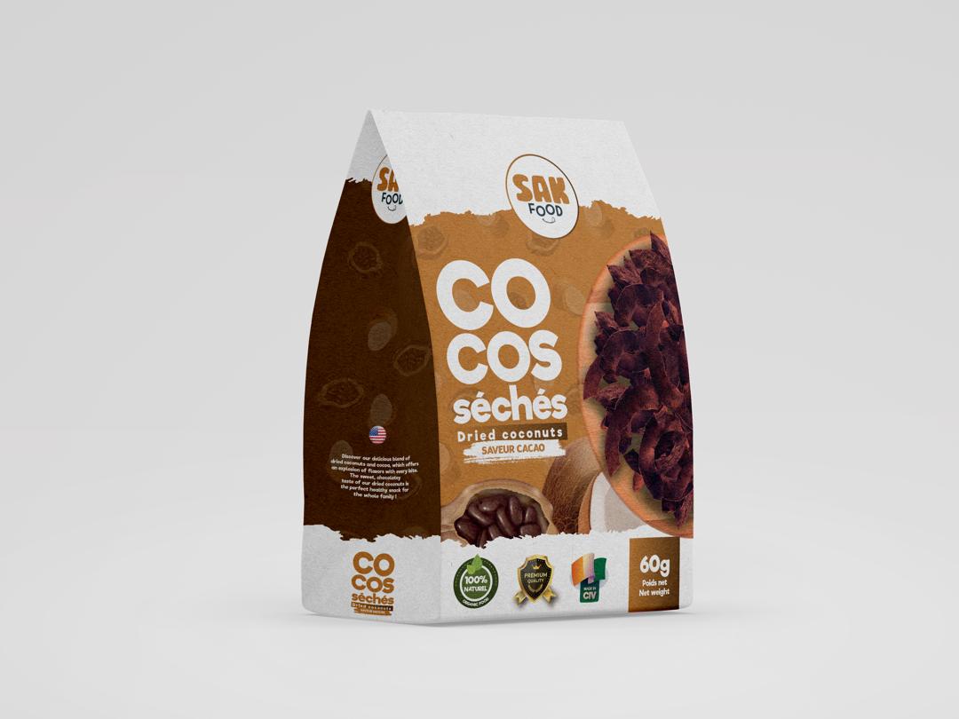 Cocos séchés cacao-60g